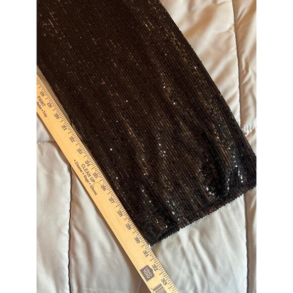 Anne Klein‎ Linear Shine Pull On Wide Leg Pant size M NWT - Picture 5 of 6